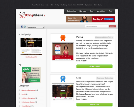 Dating websites
